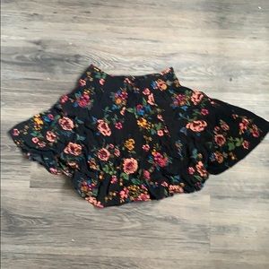Forever 21 flower flow skirt